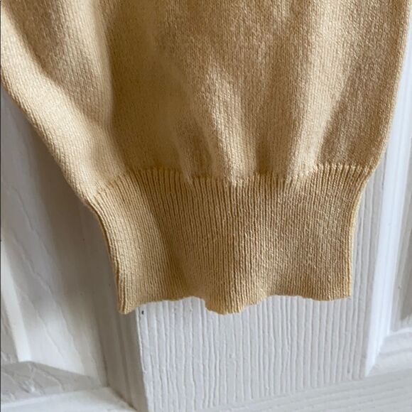 Cynthia Steefe Tan Short Ruffle Cardigan Sweater - Picture 7 of 7